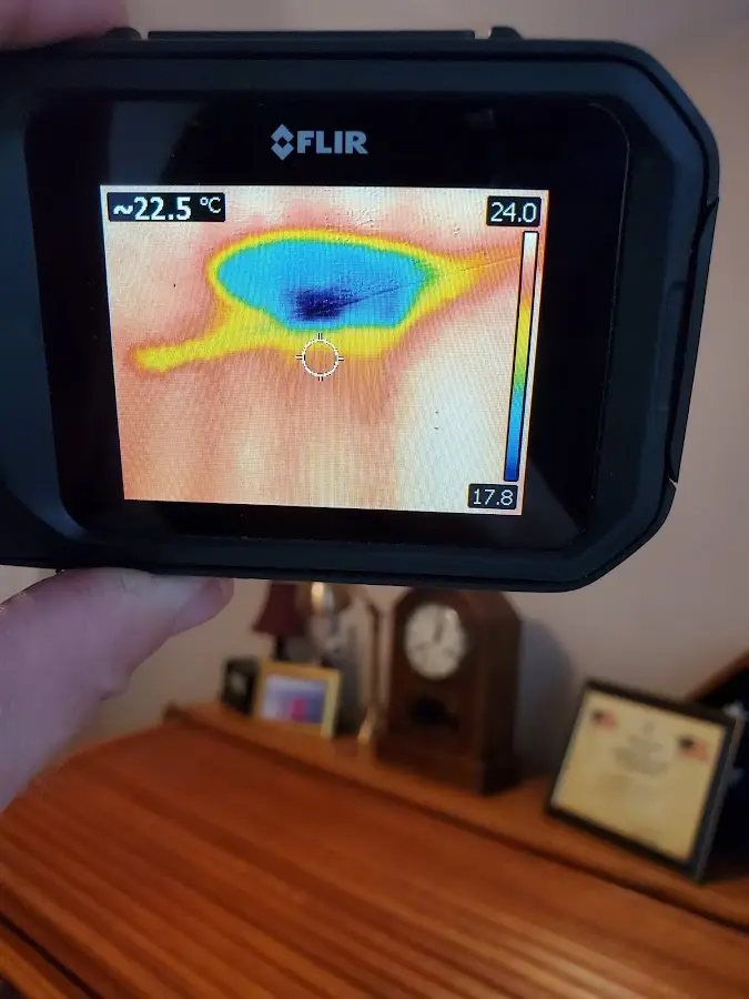 Thermal imaging inspection for water damage in Sunland Park